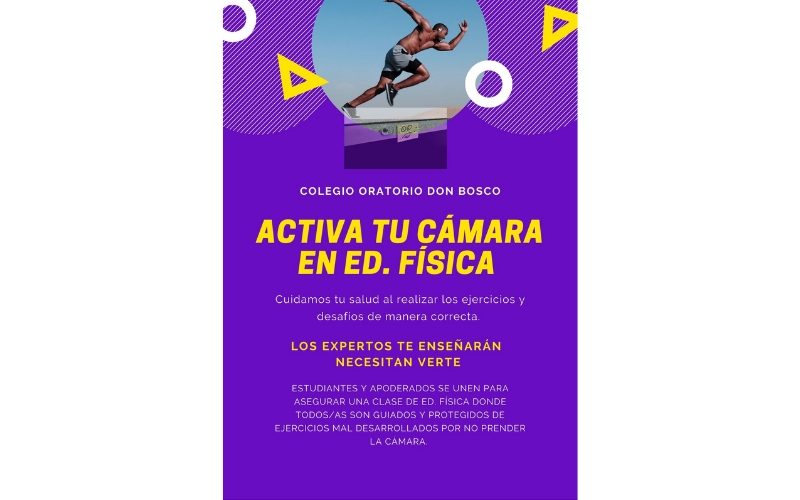 ACTIVA TU CÁMARA EN EDUCACIÓN FÍSICA