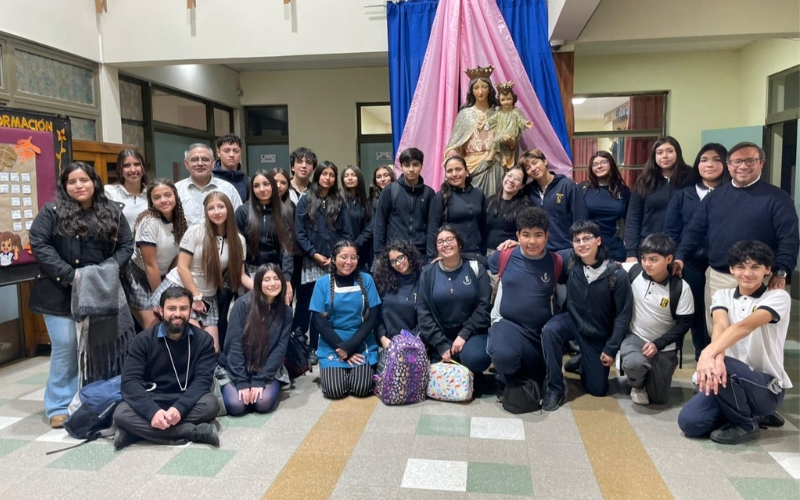 Liturgia marcó la entrega de credenciales a los líderes del Movimiento Juvenil Salesiano
