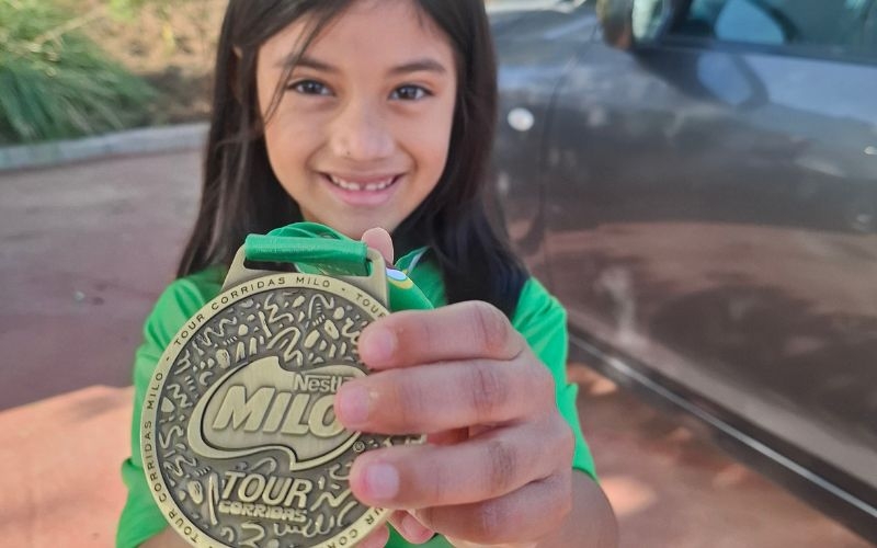Más de 60 estudiantes del Oratorio corrieron por el colegio en la Corrida Milo