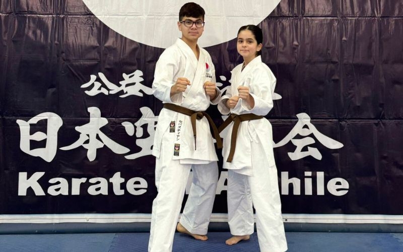 Hermanos Cegarra representarán a Chile en el Panamericano de Karate JKA 2025